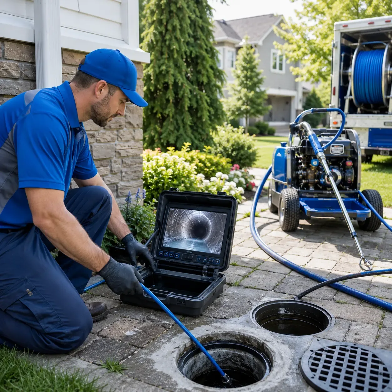 Outdoor drain cleaning professionals serving Hampshire, TN